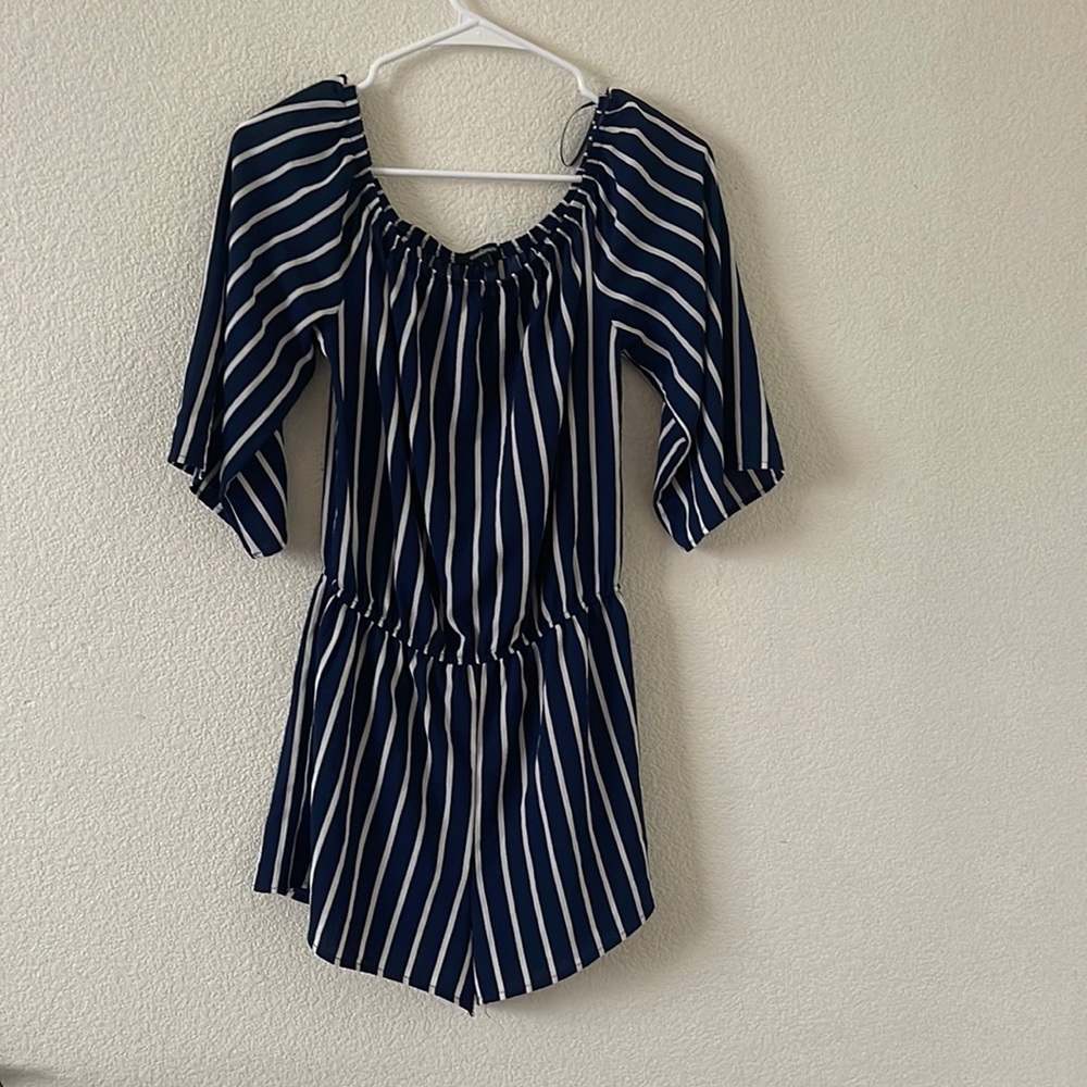 over the shoulder romper
